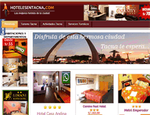 Tablet Screenshot of hotelesentacna.com